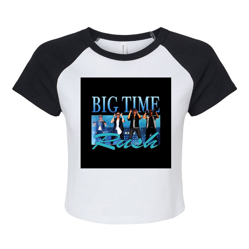 Big Time Rush Raglan Crop Top by skholar77 | Artistshot