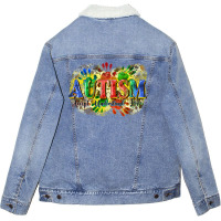 Autism Accept Understand Love Unisex Sherpa-lined Denim Jacket | Artistshot