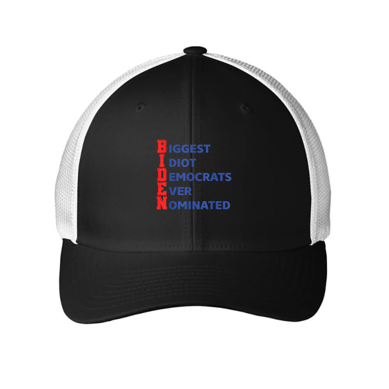 Biden Biggest Idiot Democrats Ever Nominated T Shirt Mesh cap by kylanaalamos | Artistshot