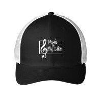 Music Is My Life Musical Note Mesh Cap | Artistshot