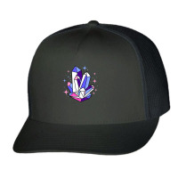 Omnisexual Pride Crystals Omnisexual Pride T Shirt Trucker Cap | Artistshot