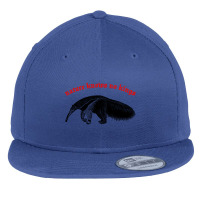 Nature Knows No Kings Nihilist Anteater Design Flat Bill Snapback Cap | Artistshot