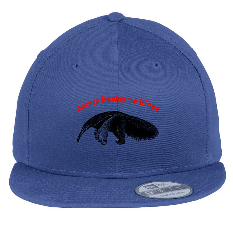 Nature Knows No Kings Nihilist Anteater Design Flat Bill Snapback Cap by qulonuhun | Artistshot