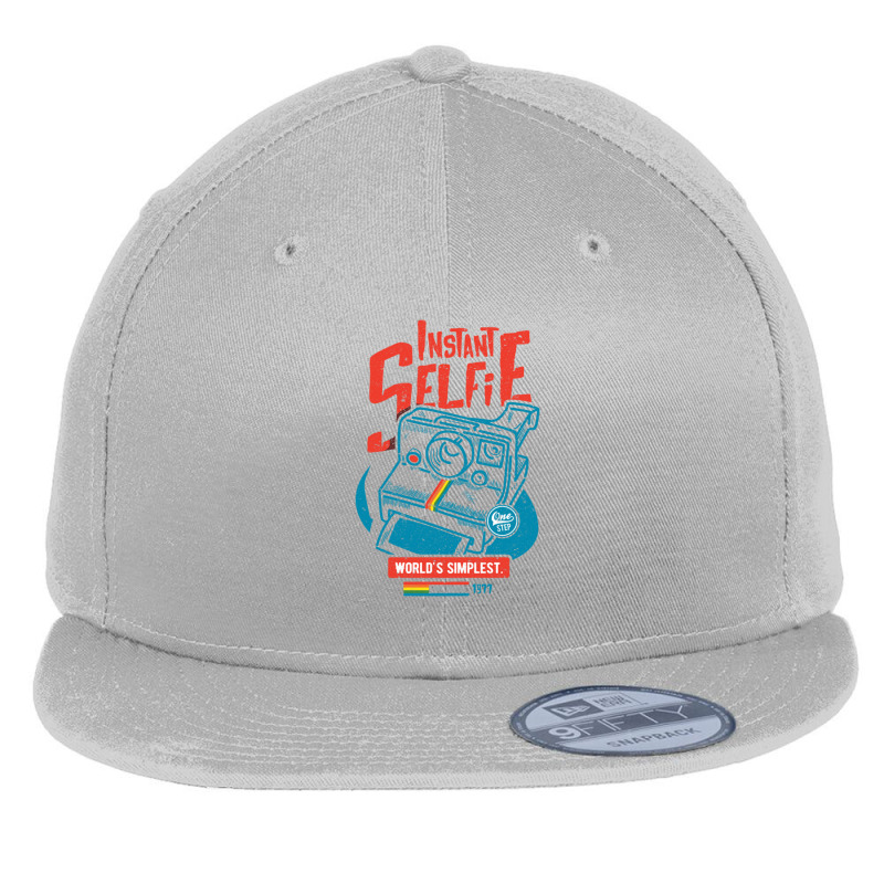 Vintage Edition   Instant Selfie Flat Bill Snapback Cap by camislo | Artistshot