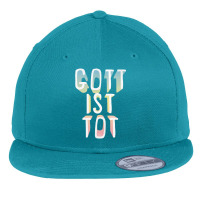 Nietzsche Gott Ist Tot 'god Is Dead' Philosophy Nihilism Tee Flat Bill Snapback Cap | Artistshot