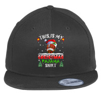 Football This Is My Christmas Pajama Football Xmas Lights Costume 408 Flat Bill Snapback Cap | Artistshot