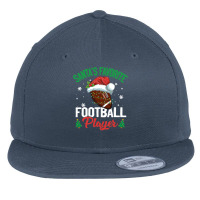 Football Santas Favorite Football Player Christmas Pajama 133 Flat Bill Snapback Cap | Artistshot