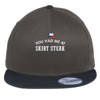 You Had Me At Skirt Steak Texas Cattle Beef Bone Grill Bbq Sweatshirt Flat Bill Snapback Cap | Artistshot