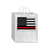 Firefighter T  Shirt Colorado Firefighter Thin Red Line T  Shirt Debie Paper Bag - 10 X 5 X 13 | Artistshot