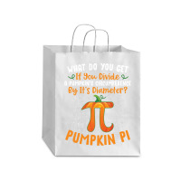 Pumpkin Pi Halloween Costume T  Shirt Funny Pumpkin Pi Halloween Costu Debie Paper Bag - 10 X 5 X 13 | Artistshot