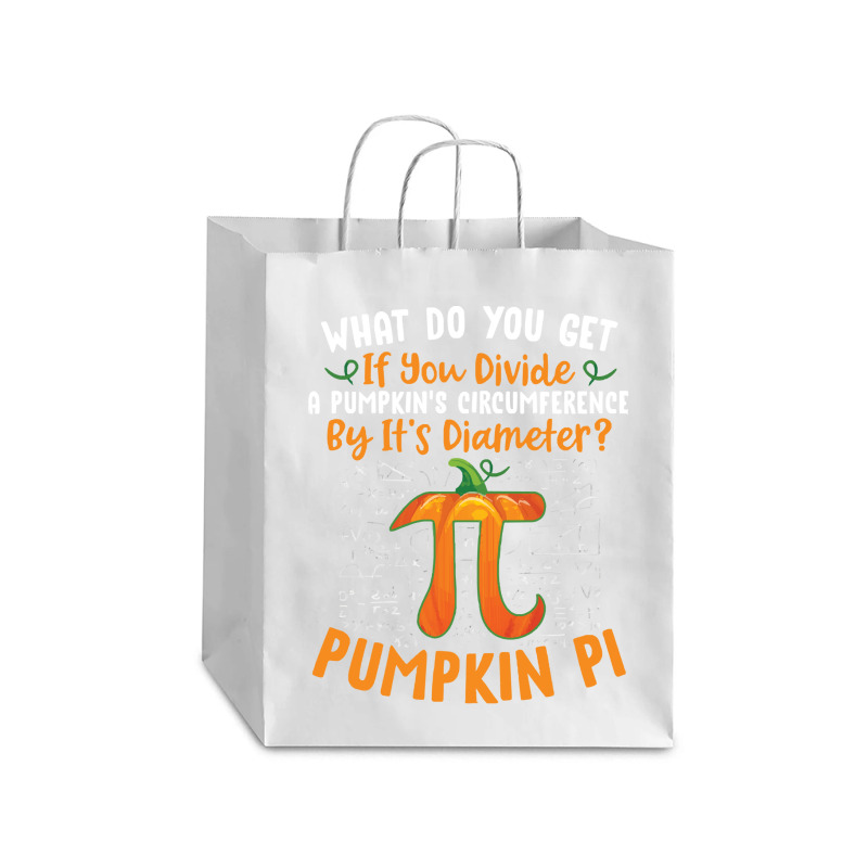 Pumpkin Pi Halloween Costume T  Shirt Funny Pumpkin Pi Halloween Costu Debie Paper Bag - 10 X 5 X 13 | Artistshot