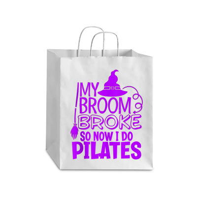 Funny Pilates Halloween Gym Exercise Witches Hat Broomstick Tank Top ...