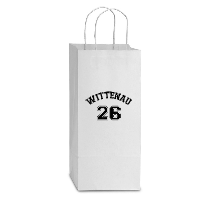 Wittenau 26   Berlin Germany Neighborhood Nostalgia Design T Shirt Double Wine Paper Bag - 6 1/2 X 3 1/2 X 12 3/8 | Artistshot