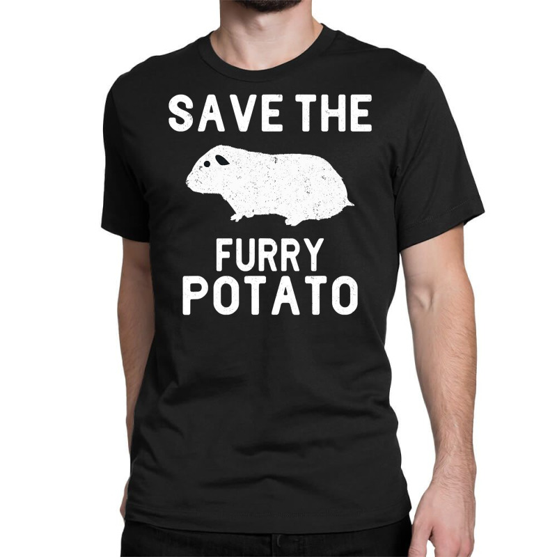 Funny Guinea Pig Save The Furry Potato Classic T-shirt | Artistshot