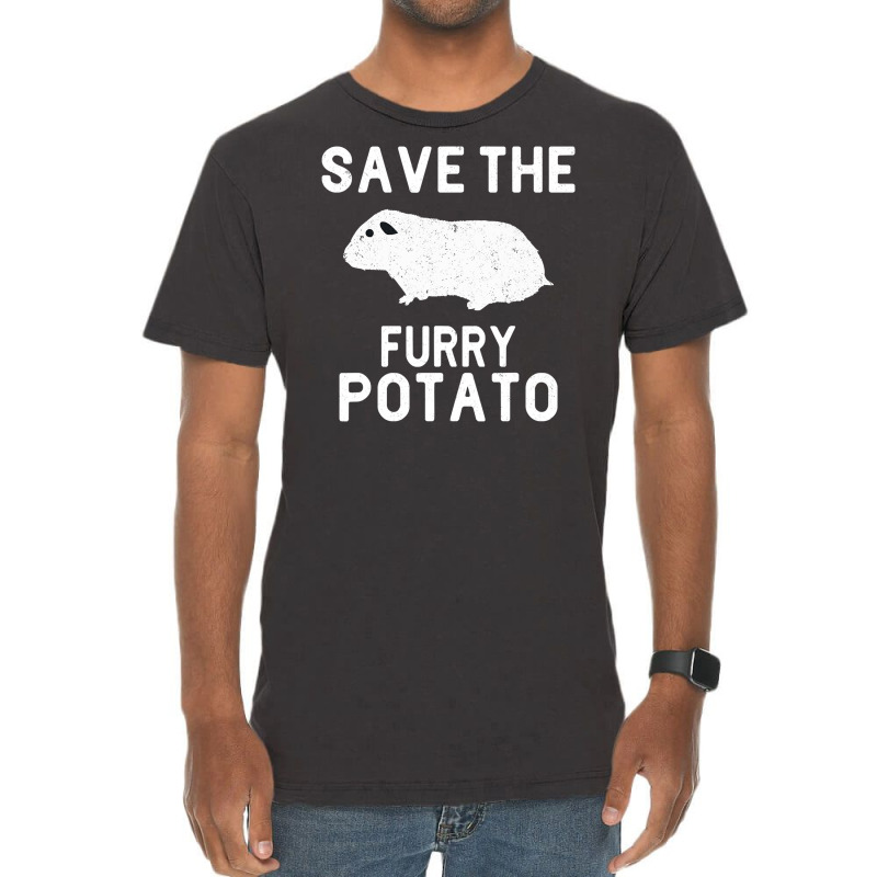 Funny Guinea Pig Save The Furry Potato Vintage T-shirt | Artistshot