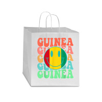 Retro Guinea Guinean Flag Mens Womens Kids T Shirt Star Paper Bag - 13 X 7 X 13 | Artistshot