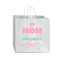 Mom Of The Birthday Girl Shirt Winter Onederland Family Vogue Paper Bag - 16 X 6 X 12 | Artistshot