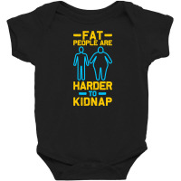 Funny Overweight Fat People Weight Baby Bodysuit | Artistshot