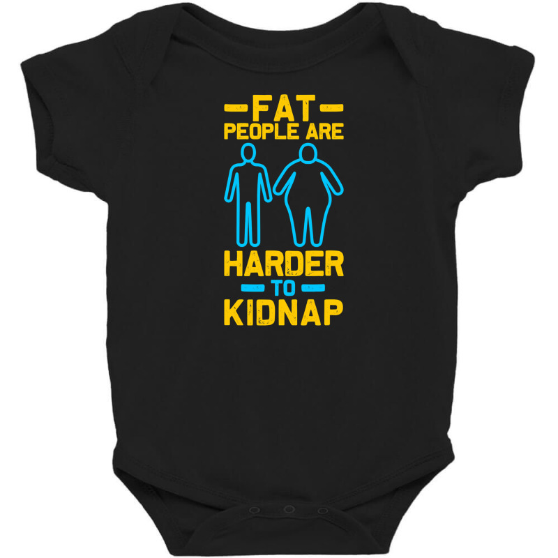 Funny Overweight Fat People Weight Baby Bodysuit by EpulArt | Artistshot