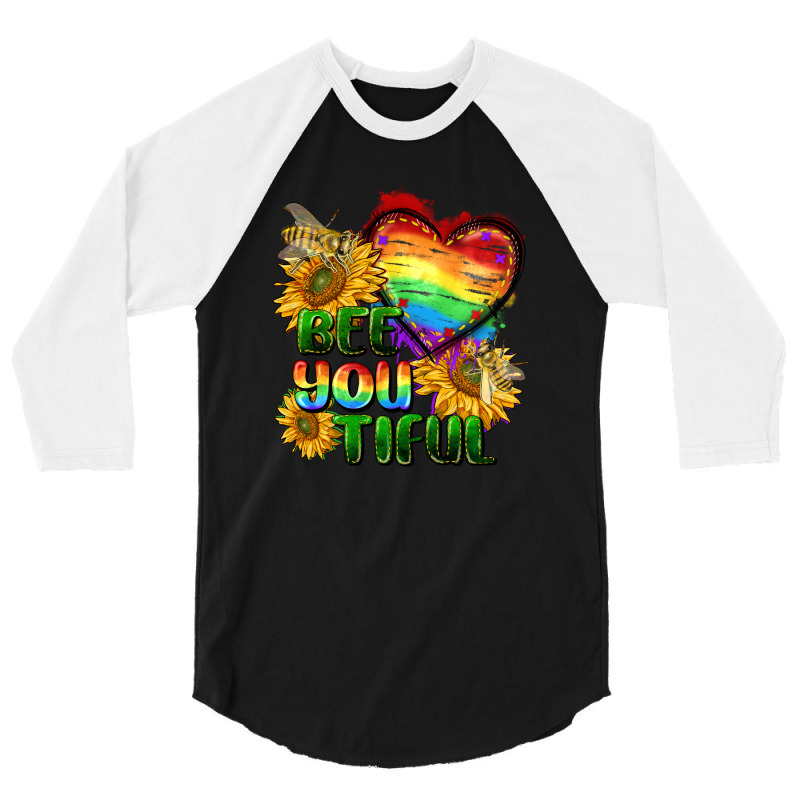 Bee You Tiful Pride 3/4 Sleeve Shirt | Artistshot