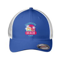 Womens Retro Cool Clearwater Beach Original Florida Sunset Beaches V N Mesh Cap | Artistshot