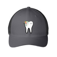 Flower Tooth Dentist Dental Hygienist Oral Hygiene Assistant Mesh Cap | Artistshot