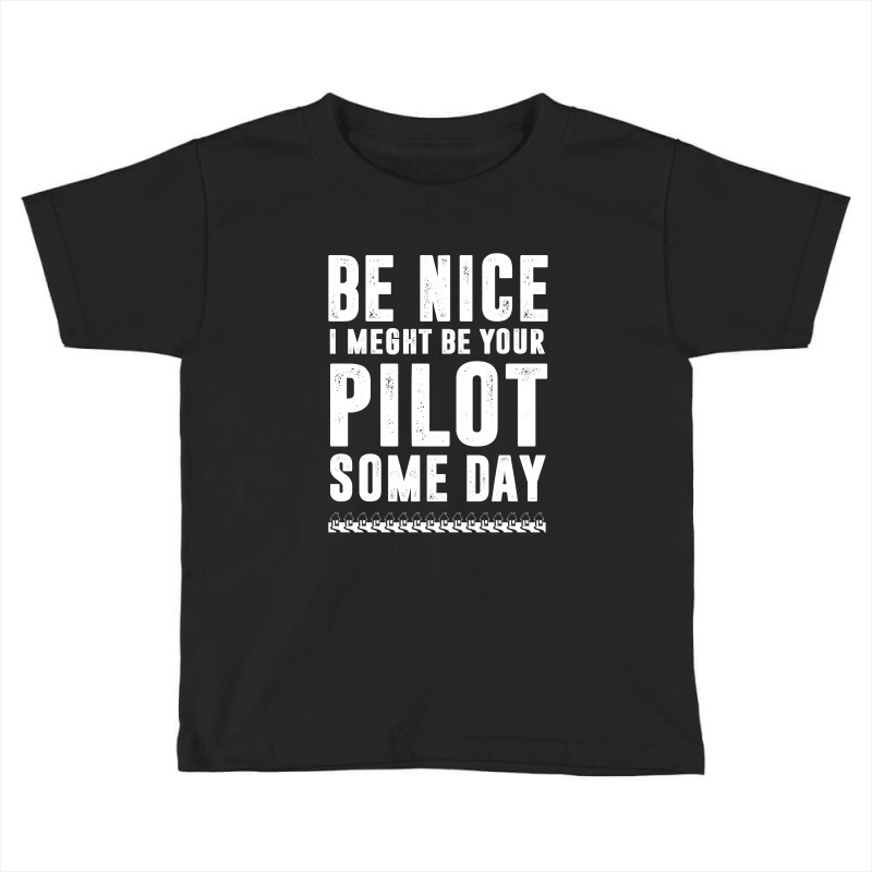 Funny Airline Pilot Flight School Toddler T-shirt | Artistshot