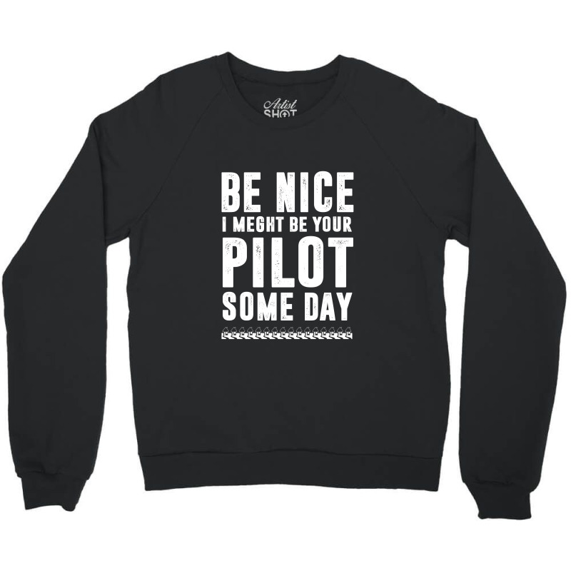 Funny Airline Pilot Flight School Crewneck Sweatshirt | Artistshot
