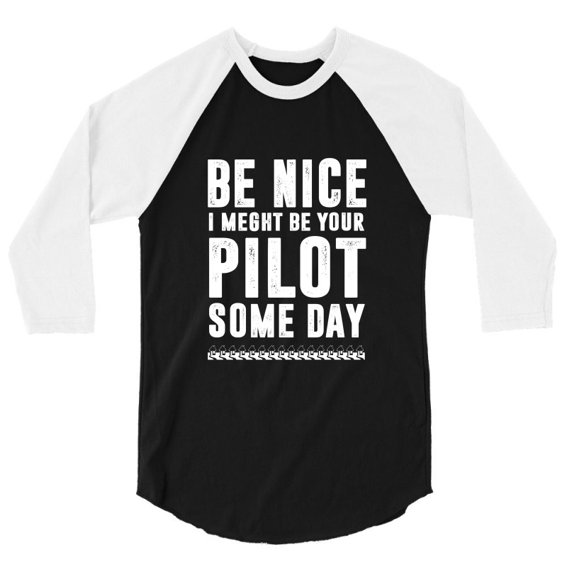 Funny Airline Pilot Flight School 3/4 Sleeve Shirt | Artistshot