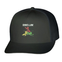 Ohms Law Funny Trucker Cap | Artistshot