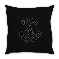 Gone Camping Fire Master Campfire Throw Pillow | Artistshot