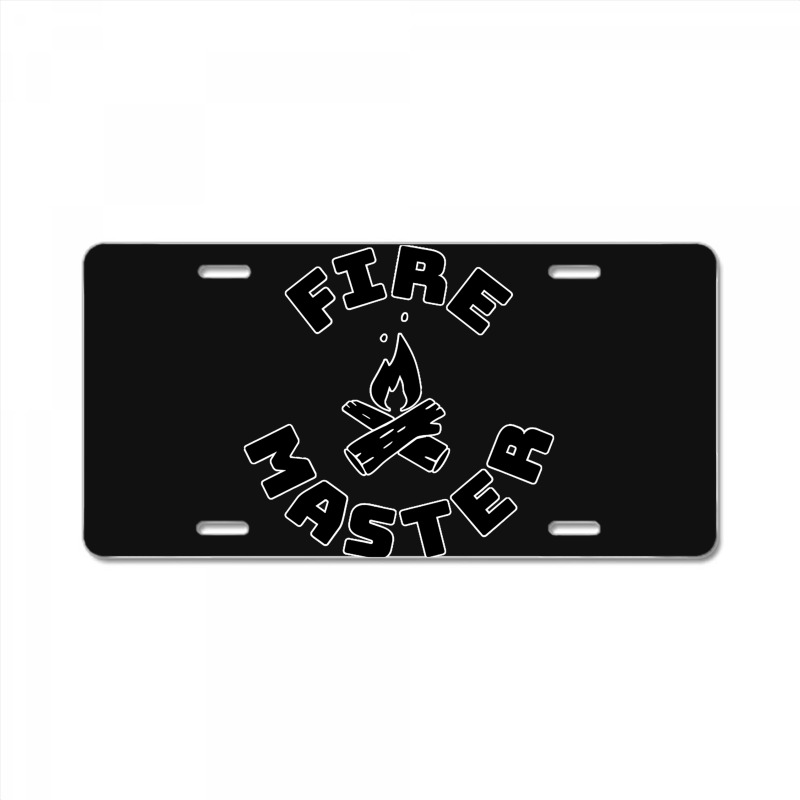 Gone Camping Fire Master Campfire License Plate | Artistshot