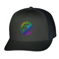 Tybee Island Georgia Rainbow Palm Tree Beach Trip Vacation Pullover Ho Trucker Cap | Artistshot