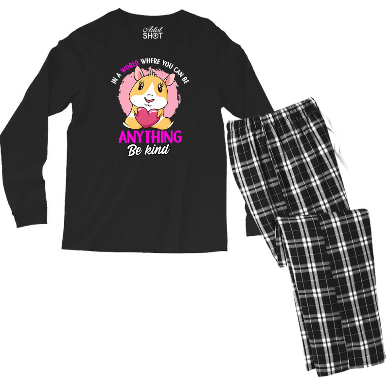 Guinea Pigs Girls Guinea Pig Lover Men's Long Sleeve Pajama Set | Artistshot