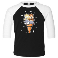 Guinea Pigs Ice Cream Lovers Cute Cone Toddler 3/4 Sleeve Tee | Artistshot