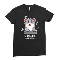 Guinea Pigs Music Notes Musician Ladies Fitted T-shirt | Artistshot