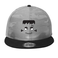 Frankenstein Monster Halloween Costume Camo Snapback | Artistshot