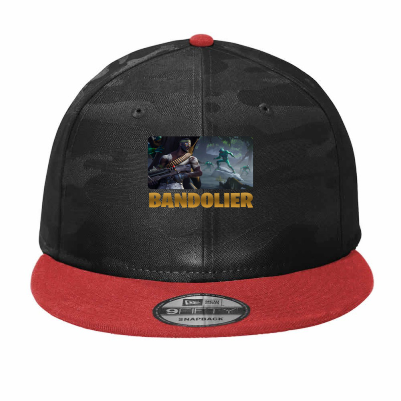 Bandolier Camo Snapback by sibongdesign | Artistshot