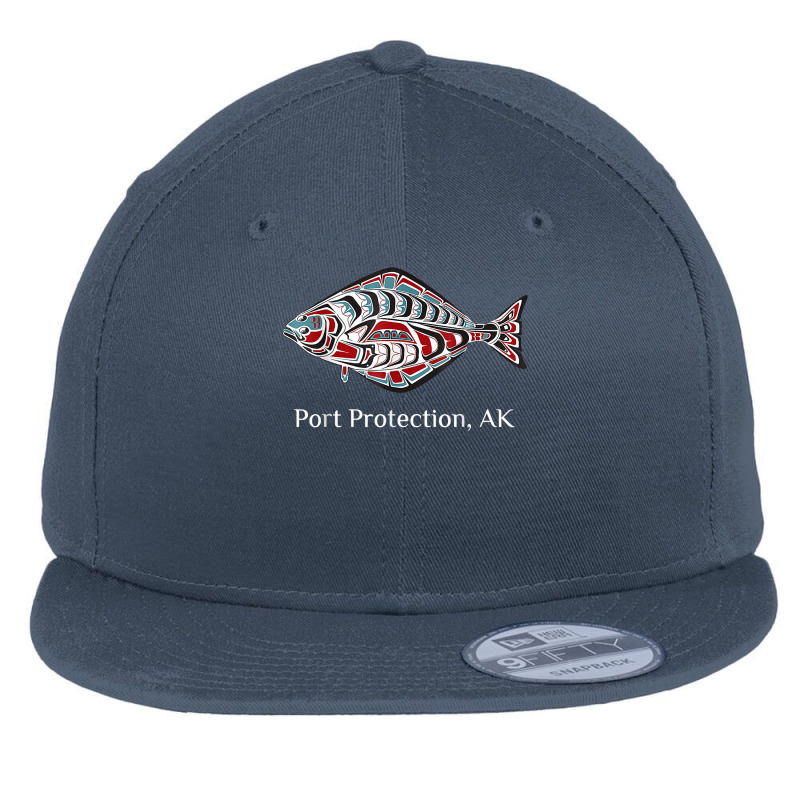 Port Protection, Alaska Native American Halibut Fishermen T Shirt Flat Bill Snapback Cap by franceskagilland | Artistshot