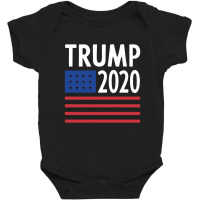 Donald Trump President - Usa Flag Gift Political Baby Bodysuit | Artistshot