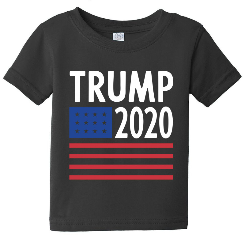 Donald Trump President - Usa Flag Gift Political Baby Tee by Diogo Calheiros | Artistshot