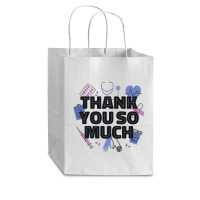 World Health Day Mental Health Awareness Thank You Nurses T Shirt Cub Paper Bag - 8 X 4 1/2 X 10 1/4 | Artistshot