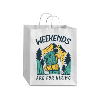 Weekends Are For Hiking T  Shirt Weekends Are For Hiking T  Shirt Debie Paper Bag - 10 X 5 X 13 | Artistshot