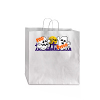 Halloween T  Shirt Halloween Haunted Graveyard T  Shirt Jumbo Paper Bag - 18 X 7 X 18 3/4 | Artistshot