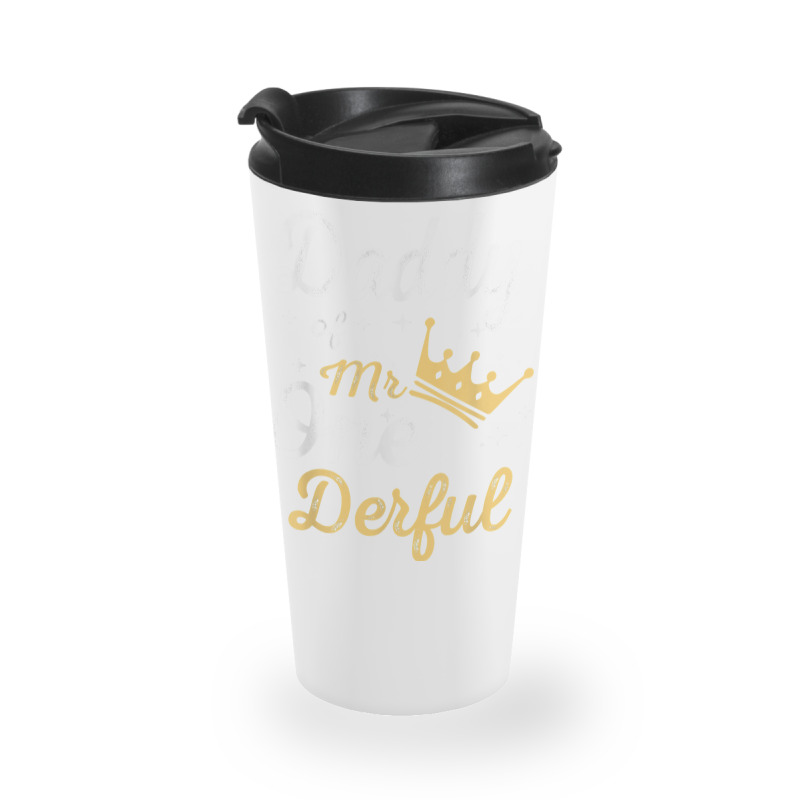 Daddy Of Mr Onederful 1st Birthday One Derful Matching T Shirt Travel Mug | Artistshot