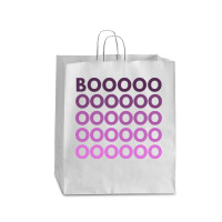 Boo T  Shirt Boooooo. Minimalistic Halloween Design. Simple Halloween Queen Paper Bag - 16 X 6 X 19 1/4 | Artistshot