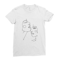 Minimalist Abstract Ladies Fitted T-shirt | Artistshot