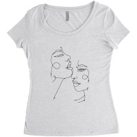 Minimalist Abstract Women's Triblend Scoop T-shirt | Artistshot