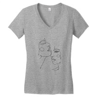 Minimalist Abstract Women's V-neck T-shirt | Artistshot