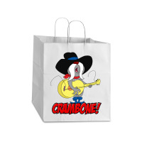 Funny Uncle Pecos Crambone Take Out Paper Bag - 14 X 10 X 15 1/2 | Artistshot